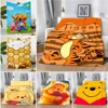 Printed Blanket Picnic Blankets Cartoon Kawaii Winnie the Pooh Warm Blanket Soft and Comfortable Home Travel Birthday Gift 1