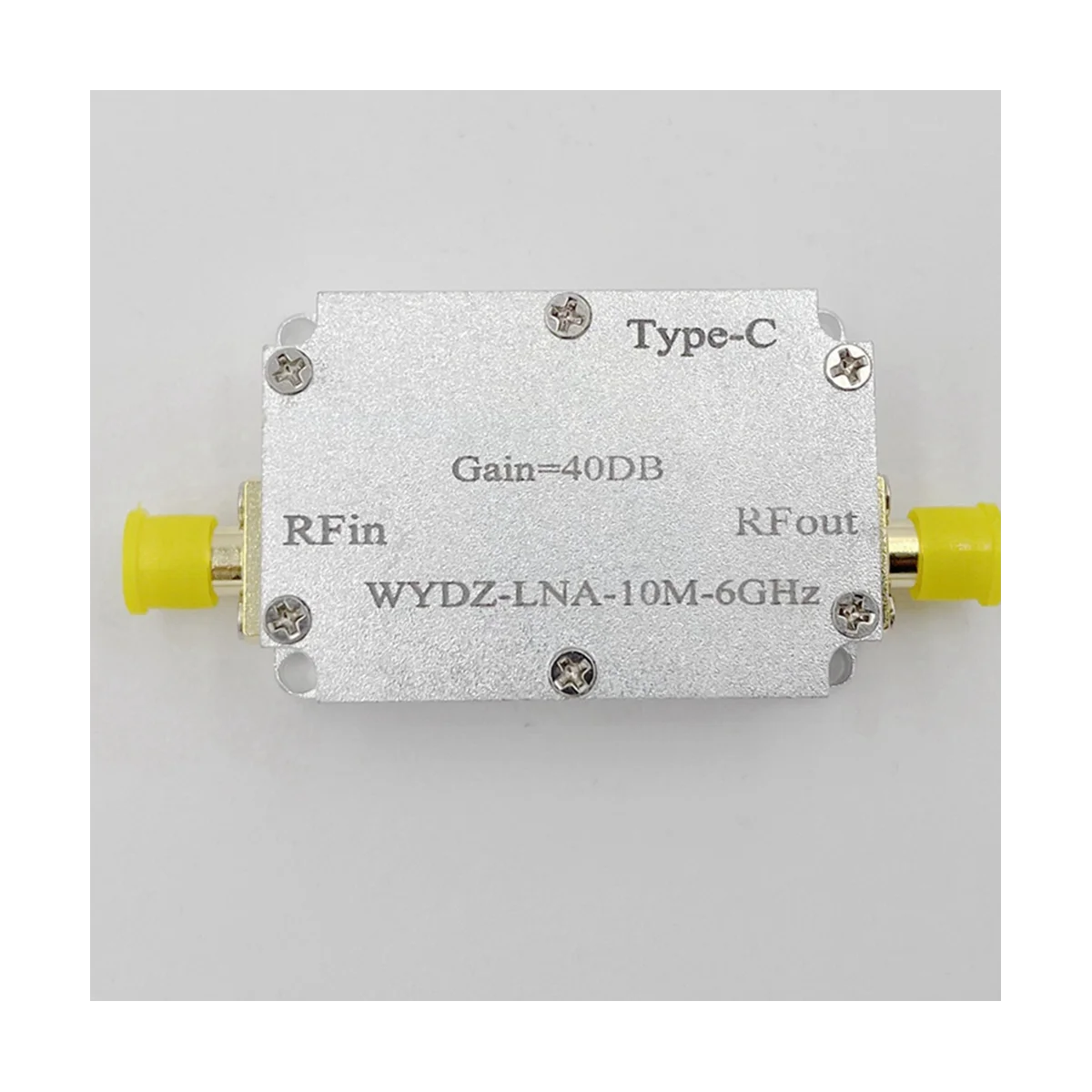 

10M-6Ghz Low Noise Amplifier Gain High Flatness LNA RF Signal Driving Receiver Front End for Radio FM Radio(40DB)