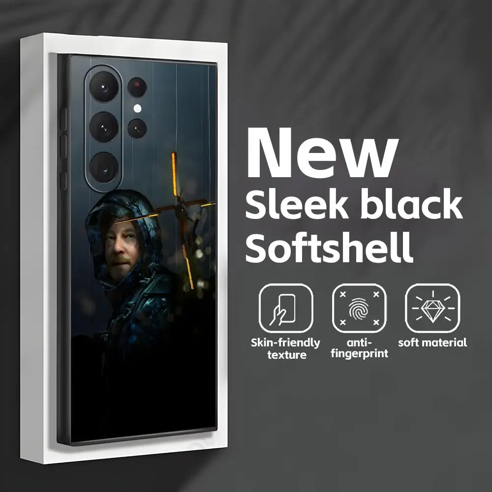 Soft Black Phone Case Inspired by HOT GAME Death Stranding