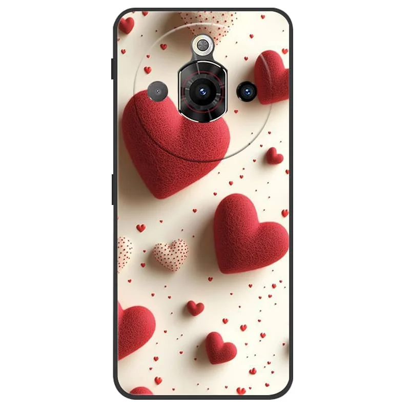 Cute Fashion Black Silicone Soft Phone Case - Shockproof Back Cover Shell