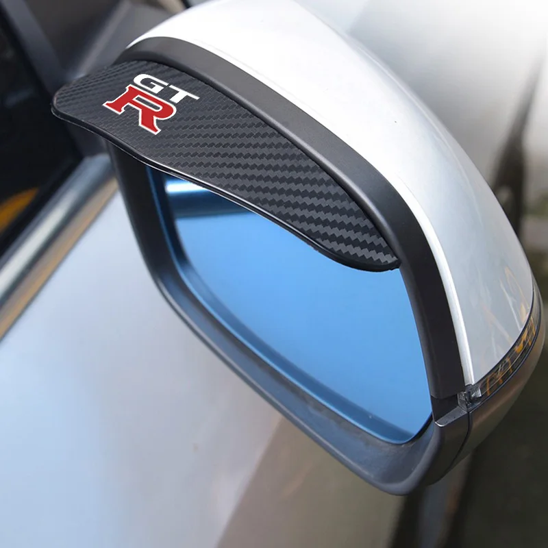 CarRearviewMirrorStickersRainEyebrowCarbonFiberTexturefor