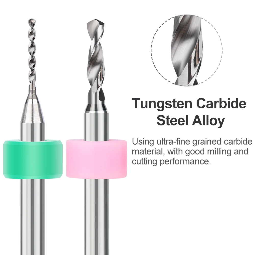 Mini Micro Punte Di Trapano In Carburo Cementato Per CNC PCB - Foto 8