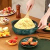 NEW Portable Multifunctional Non-stick Skillet Pan for Household Kitchen and Camping Use - Ideal for Frying, Grilling, and Barbe 4