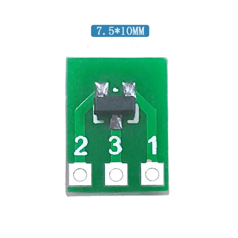 10PCS/20/50PCS SOT23 SOT23-3 Turn SIP3 Double-Side SMD Turn To DIP Adapter Converter Plate SOT SIP IC Socket PCB Board Diy kit