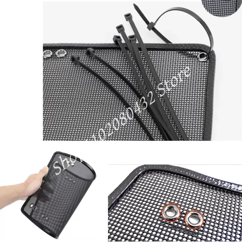 곤충 방지 공기 흡입구 보호 커버 Airin Insert Net Vent Racing Grill For Volkswagen TOUAREG 2022 2.0 필터