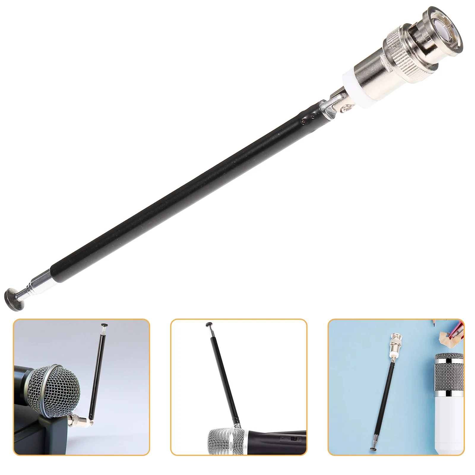 

Wireless Microphone Receiver 5-section Mic Receiver Radio System Antenna
