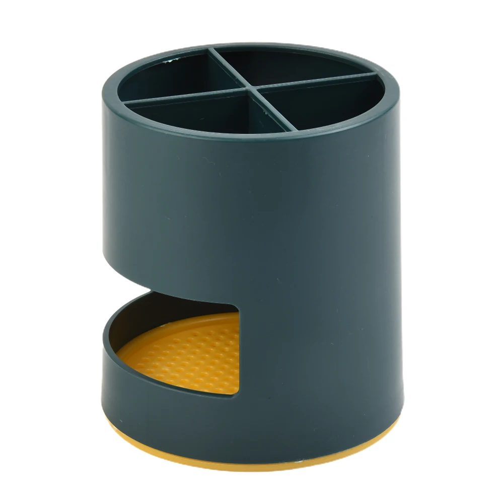 

Drainage Basket Chopstick Tube CChopsticks Cage Compartment Desktop Double Layer Holders Household Spoon Divided