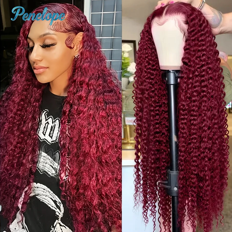 99J Burgundy Lace Front Wig