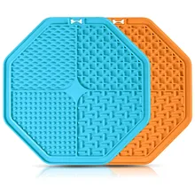 Silicone Dog Feeding Lick Mat Cat Feeder Licking Pad for Dogs Cats Lickimat Dog Bath Buddy Slow Feeder Food Sucker Cats Lick Pad
