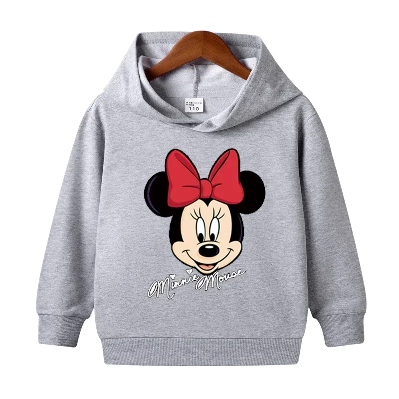 thumbnail image 1 of Sudaderas para bebés, sudaderas con capucha de dibujos animados para niños, primavera, niños y niñas, jerseys de Minnie y Mickey, jerseys casuales de Disney con capucha, ropa para niños, 1 of 5