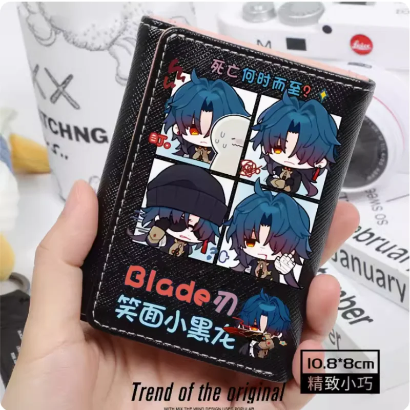 Anime Honkai: Star Rail Blade  Wallet Women Fold Bag Multi Card  Coin Pocket Holder Fashion Wallet Gift