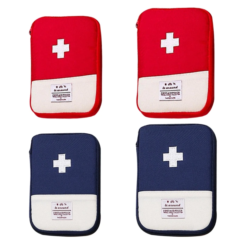 Mini First Aid Pouch Pill Manager Travel Bag Case Medicine Storage