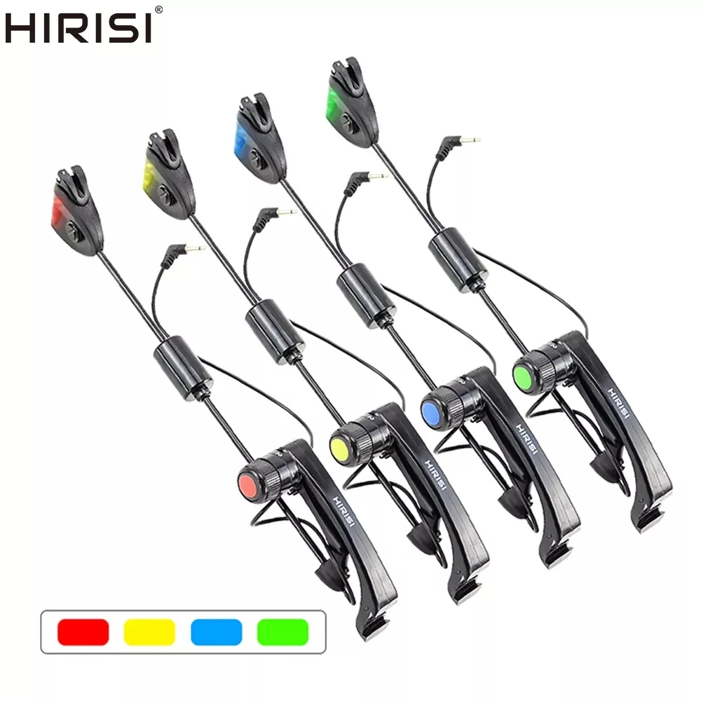 Set swingers carpe avec boîtier indicateurs pêche alarme LED lumière B2005