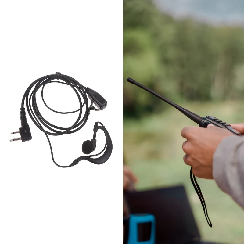 

Reliable Earpiece with for Two Way Radios Perfect for ICV8 V80 V80E V82 V85 F40
