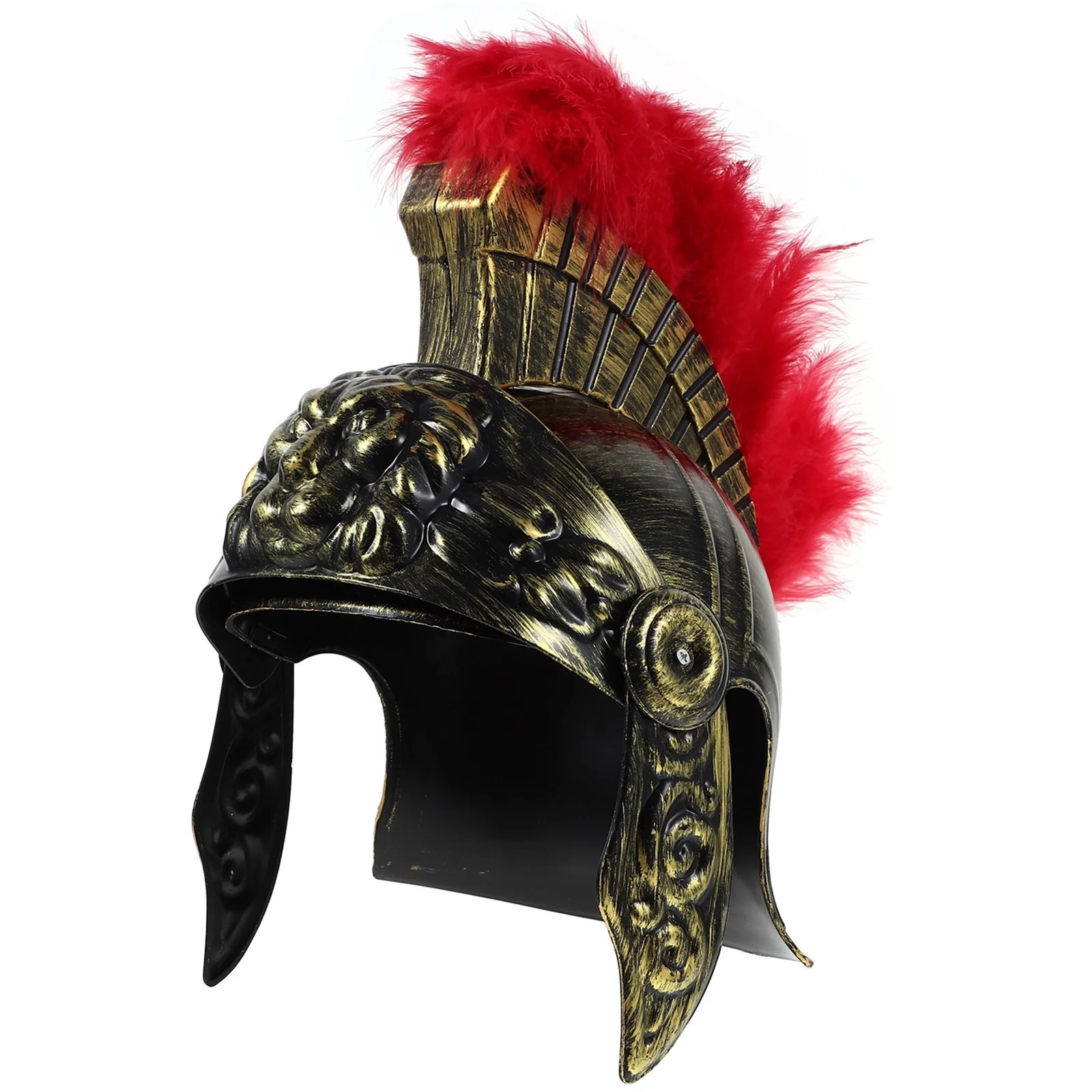 Samurai Hat Men Gladiator Roman Helmets Plush Toy Middle Ages Costume Plastic Soldier Child Hats samurai hats