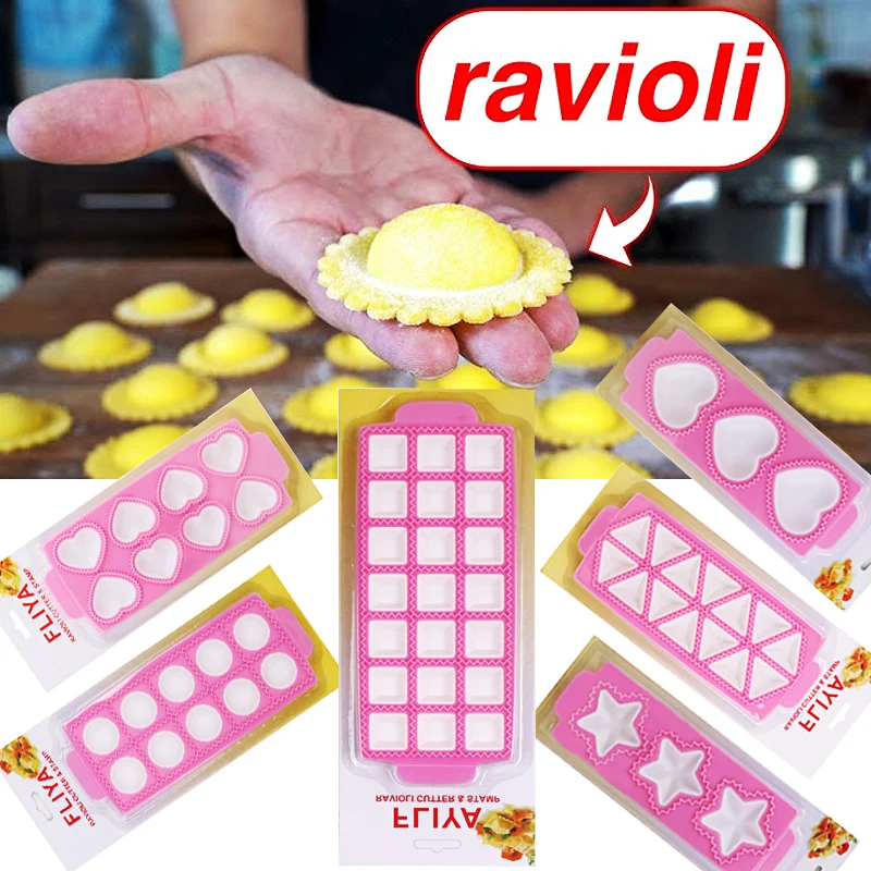 Ravioli Maker Press Ravioli Cutter Mold Dumpling Maker Press Dumpling Mold Triangle Star Heart Stamps Pasta Machine ravioli dumpling maker