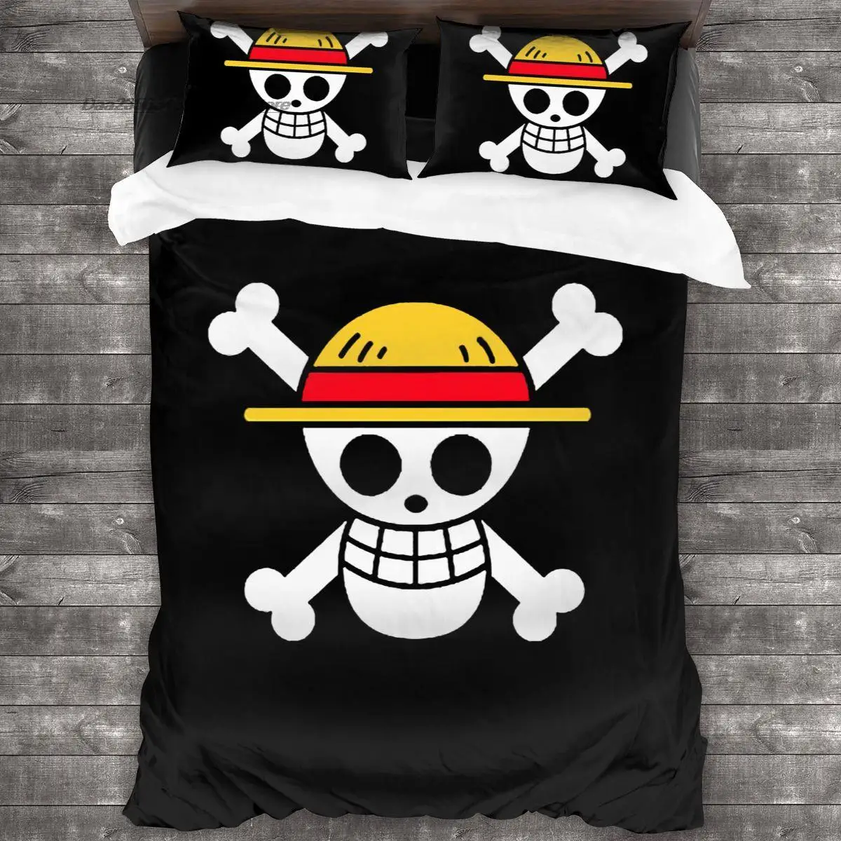 ONE PIECE Bedding Set Single Twin Full Queen King Size Bed Set Aldult Kid Bedroom Duvetcover Sets Print Anime conjunto de cama 5