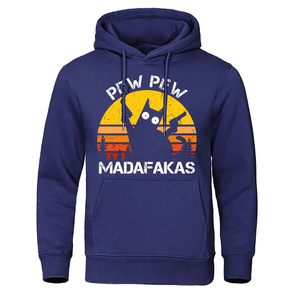Pew Pew Madafakas Cat With Two Guns Print Tshirt Cotton O-Neck T Shirts Men Hip Hop High Quality Top Sport Summer Tshirts Male 3