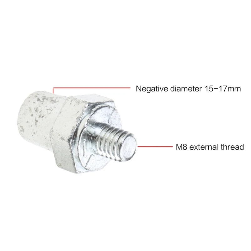 2Pcs Universal Zinc Alloy Car Positive Negative Battery Post Terminal Clamp Adapter Converter Connector Corrosion Resistance