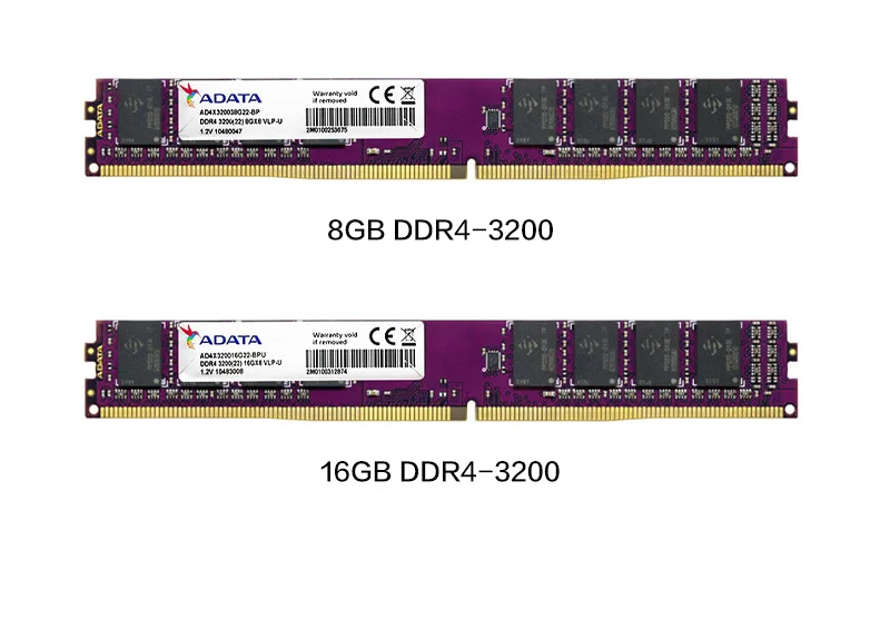 288Pin, Perfil Muito Baixo, Ram, 3200MHz, 3200MHz, 8GB, 16GB, Original