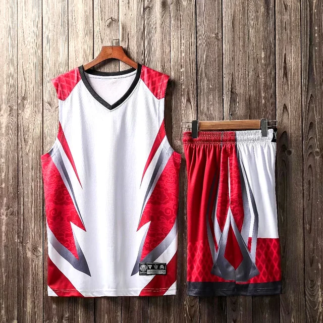 équipement Sportif Polyester Maillot Basket Personnalisable Homme/Enfant - Polyester Respirant - Nom Et Numéro Personnalisés Vêtement Polyester