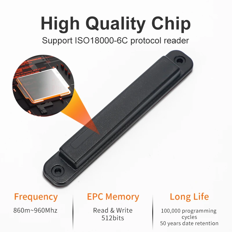 10pcs Cheap Waterproof  RFID EPC GEN2 RFID ABS Passive Tags Long Range UHF RFID Anti-metal Tag 4