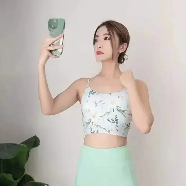 HighintensityFitnessYogaVestWomenSlimmingGatheredShockproof