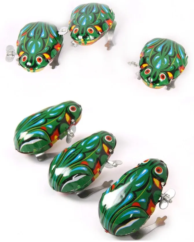 

Jumping Iron Frog Nostalgic Wind Up Toy Kids Classic Tin Wind Up Clockwork Toys for Children Kids Classic Toy