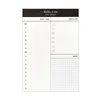 Mini Daily Planner Notebook Check List Notepad Sticky notes 12.4 X 8.5 cm 50 Sheets Office school supplies Agenda stationery 5