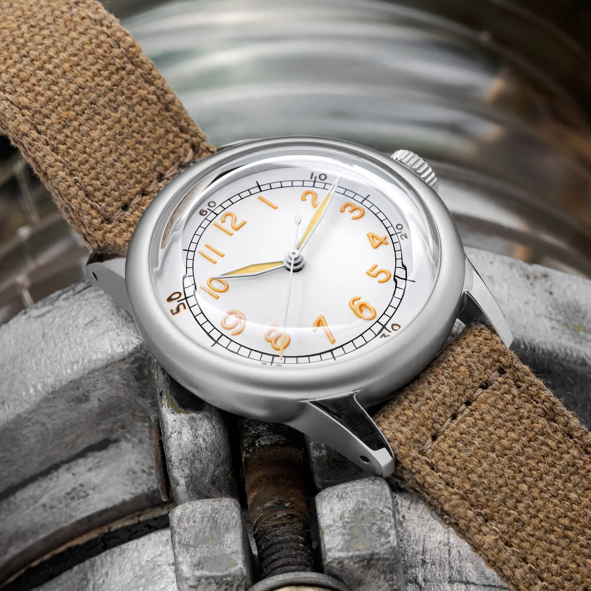 THORN 50-Fathoms Orologio subacqueo automatico da uomo, meccanismo NH35, C3, militare, luminoso, 200 m, impermeabile, 40 mm