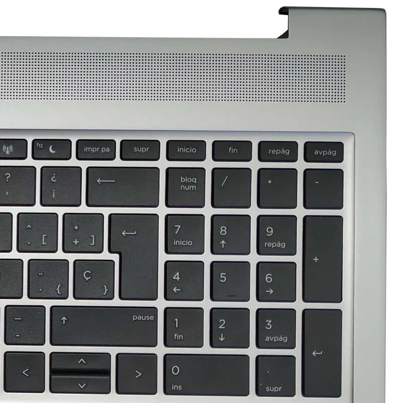 Laptop com Tampa Superior do Palmrest Teclado Espanhol e Latino hp Probook 15 450 g6 455 g6 455r g6 450 g7 455 g7 455r g7 Novo - Imagem 3
