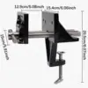 Woodworking Vise Easy Adjustment Home Vise Multipurpose Clamping Vise for Welding and DIY Home Workshop Metalworking Woodworking 6