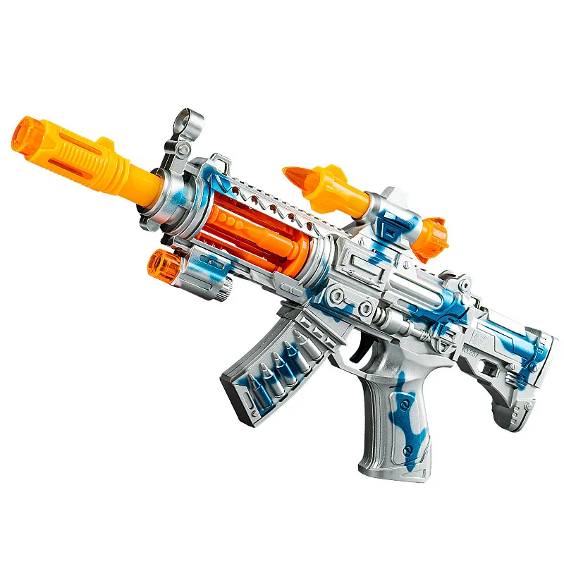 Toys Boys Kids M416 Toy Guns Model Sounds Lights Flashing Vibrate Machine Gun Pistol for Children Birthday Gifts Cosplay Games 6