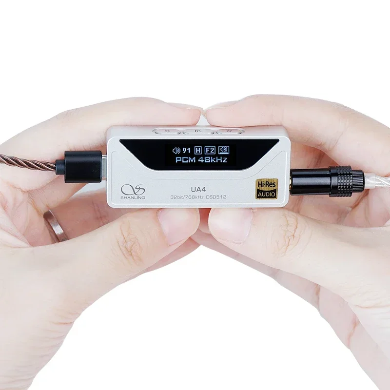 Shanling ua4 mqa portátil usb dac amp amplificador de fone