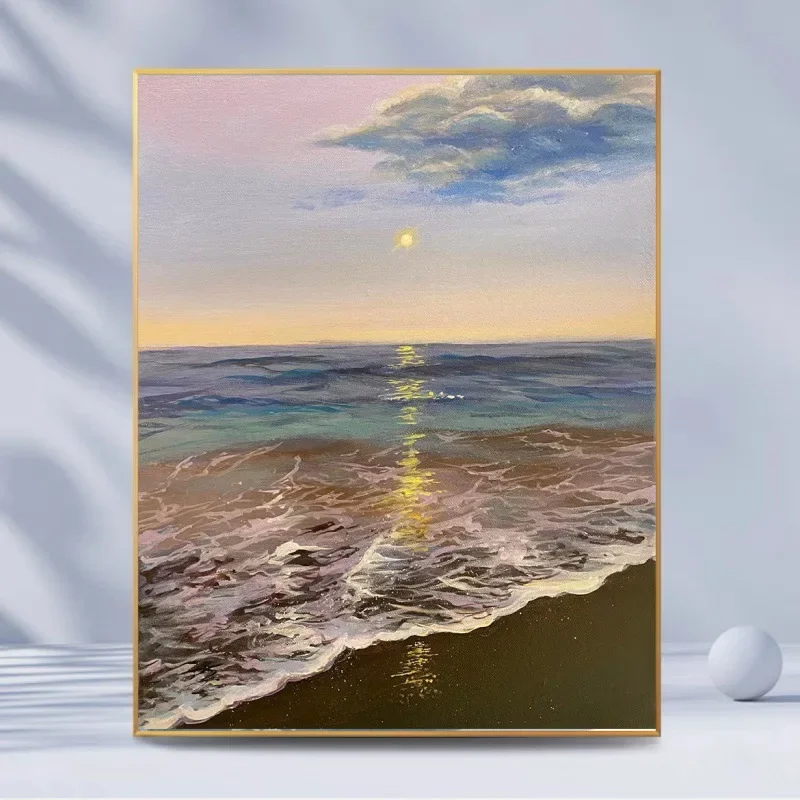

22106-Tulip diy digital acrylic flower painting explosion hand-filled landscape painting