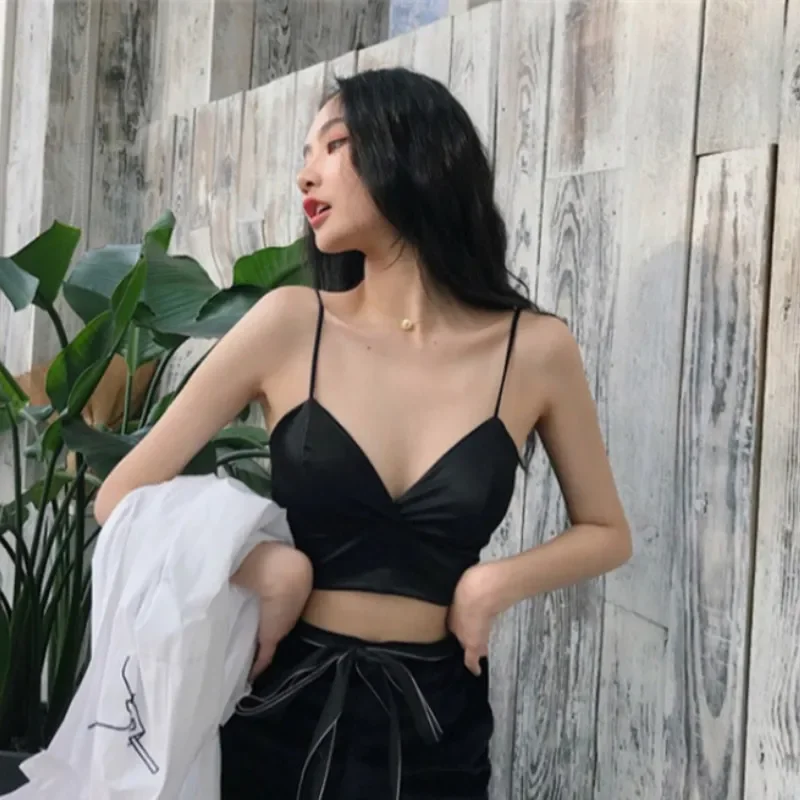 Women Tube Tops Fashion Casual Tube Chest Wrap Bandeau Underwear Wrapped Chest Strap Pad