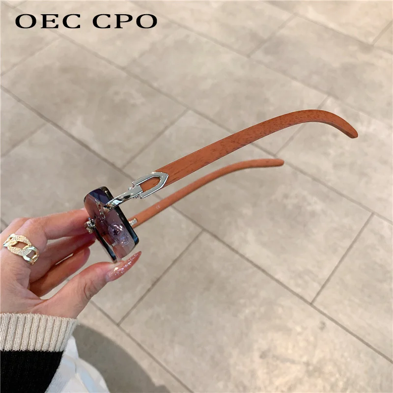 KAMMPT بدون شفة النظارات الشمسية للرجال النساء نمط...