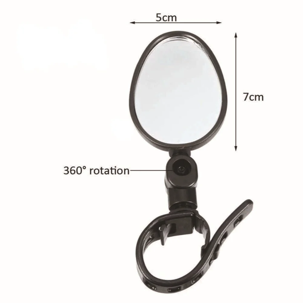 Universal Bicycle Mirror Handlebar Rearview Mirror for Bicycle Motorcycle 360 Rotation Adjustable for Bike Riding Cycling Mirror