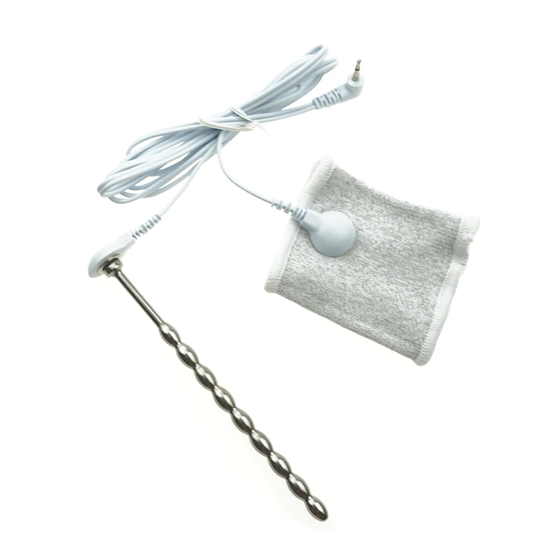 Electro Shock Beads Penis Plug Urethral Sounding Plug Electric Shock Penis Rings Extender Sex Toys For Man For electro sex toys,electric sex toys,penis rings
