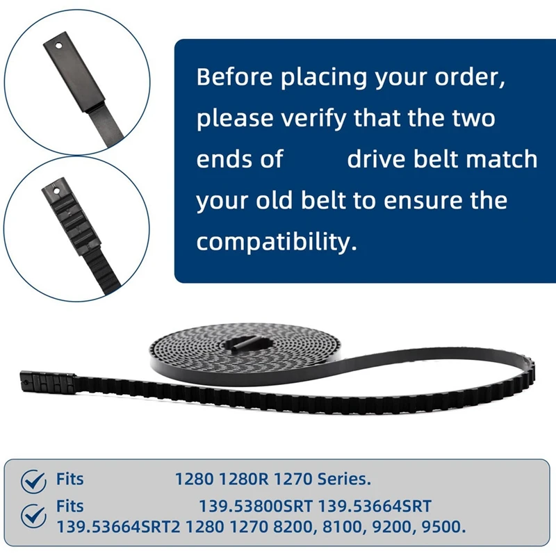41A3589-3 41A3589‑12 Drive Belt For 7 Ft High Garage Door, 233 Inches Belt Assembly For Garage Door Opener 4