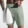 Men Running Bodybuilding Shorts Man Summer Gyms Workout shorts Male Breathable Quick Dry Sportswear Jogger multi-pocket Shorts 1