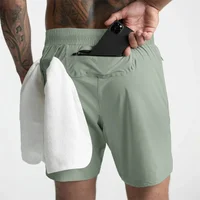 Men Running Bodybuilding Shorts Man Summer Gyms Workout shorts Male Breathable Quick Dry Sportswear Jogger multi-pocket Shorts 1