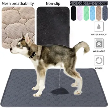 Sa1c6fb3f0f8a4bb0a0e67e5cb2c125e25.jpg Reusable Dog Pee Pad Blanket Absorbent Diaper Washable Puppy Training Pad Pet Bed Urine Mat for Pet Car Seat Cover Pet Supplies
