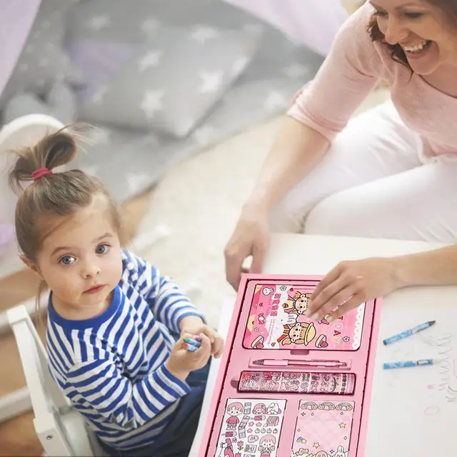 Kit de álbumes de recortes para niños/manualidades para niños y niñas/actividades  de manualidades/juego de regalo para niños -  España