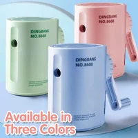 Adjustable Thickness Hand Cranked Pencil Sharpener for Students and Children Automatic Lead Drawing Color Lead Special Sharpenin 2