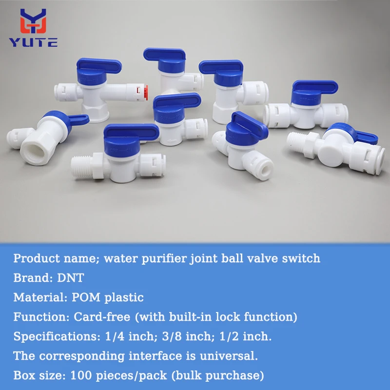 Sa1c7236f0121417998431c68fe382d72m 1/4 "3/8-calowy oczyszczacz wody szybkozłącze zawór kulowy RO filtr płukania wstecznego akcesoria do systemu odwróconej osmozy