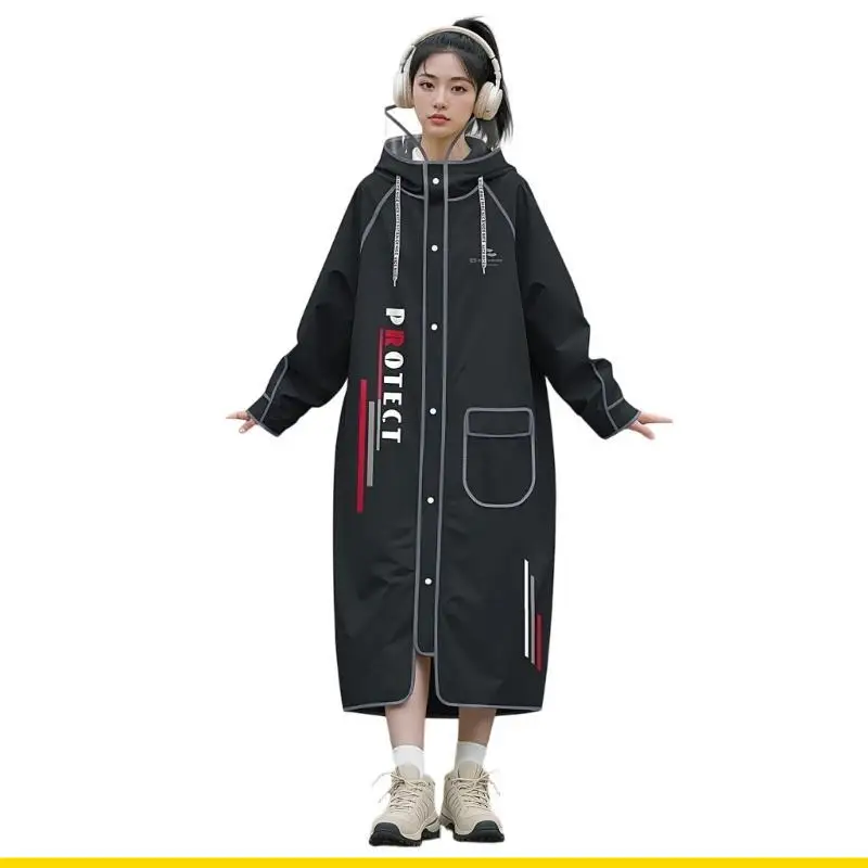 SZCH 단일 레이어 방수 오토바이 비옷 비옷 빠른 건조 통기성 겨드랑이 통풍구 헬멧 쉴드 성인용 포함