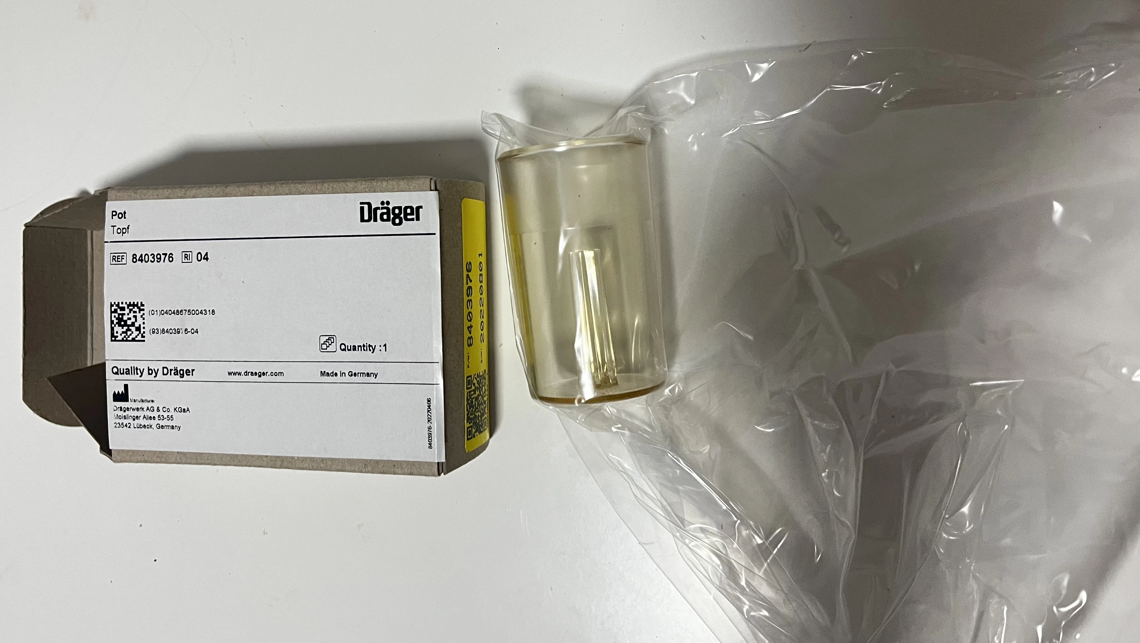 

Dra ger Water trap PN:8403976 for Savina 300 new original