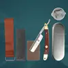 Manual Straight Razor Set Japanese High Carbon Steel Natural Wood Folding Shaving Knife Kit Sharp Ready To Use Barber Shop 5