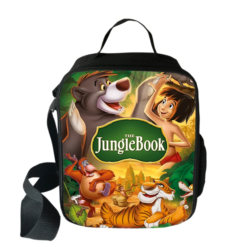 Disney The Jungle Book Protect Lunch Bags Ragazzi Ragazze Travel Tote Bags Picnic Food Fresh Storage Bags Borsa A Tracolla Per Studenti
